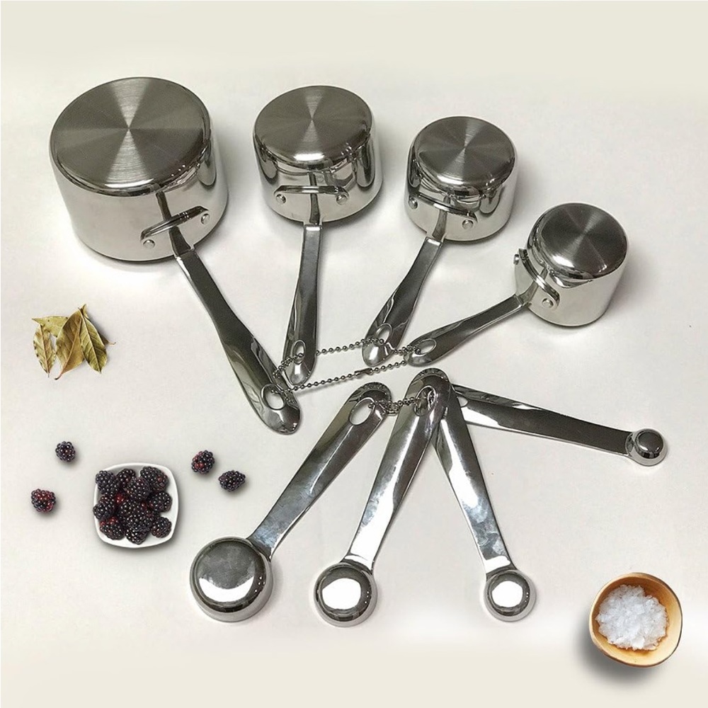 ALL-CLAD • Stainless Steel Measuring Cup & Spoon Set